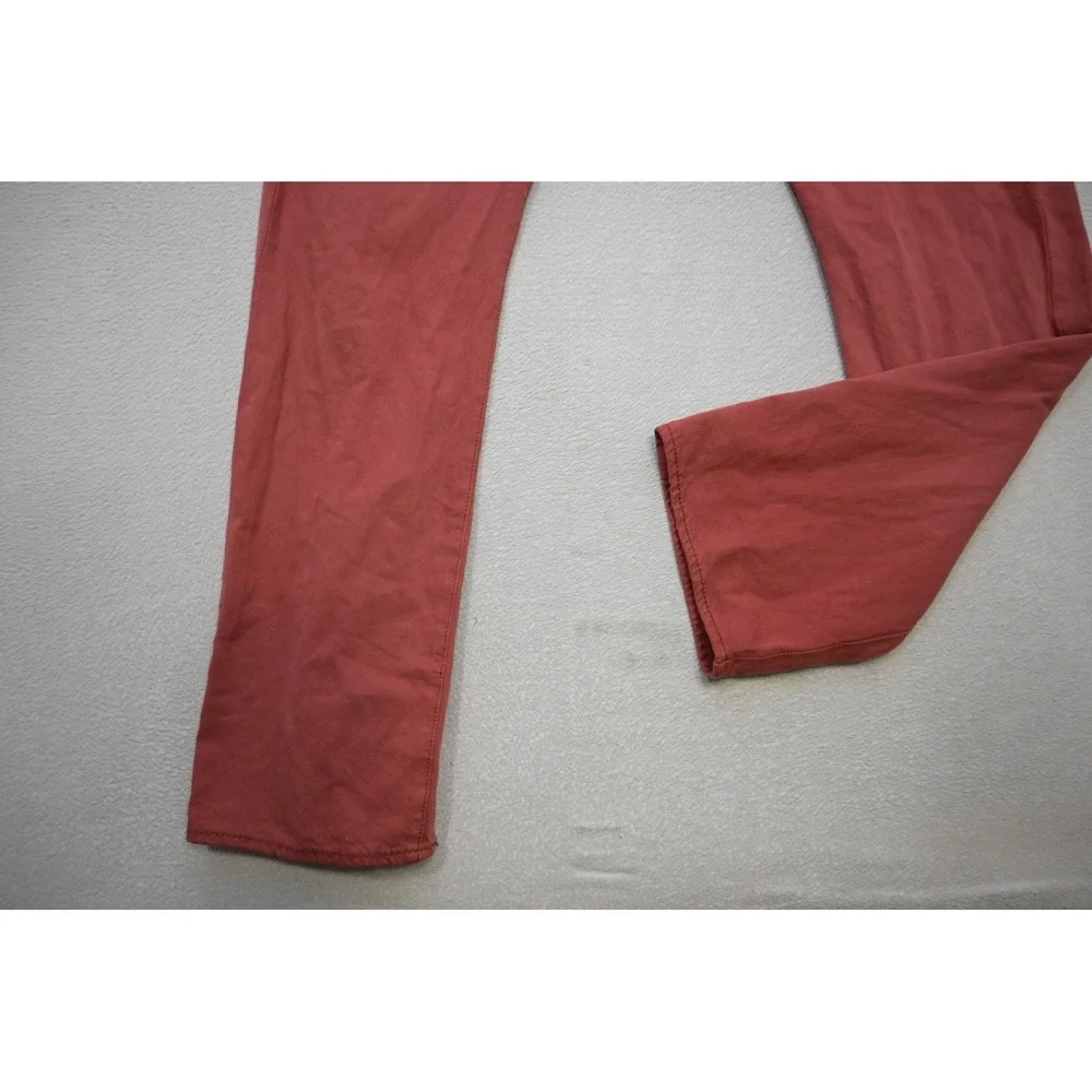 Levis 501 Original Fit Jeans Mens 34x30 Salmon Pink Red Button Fly Excellent
